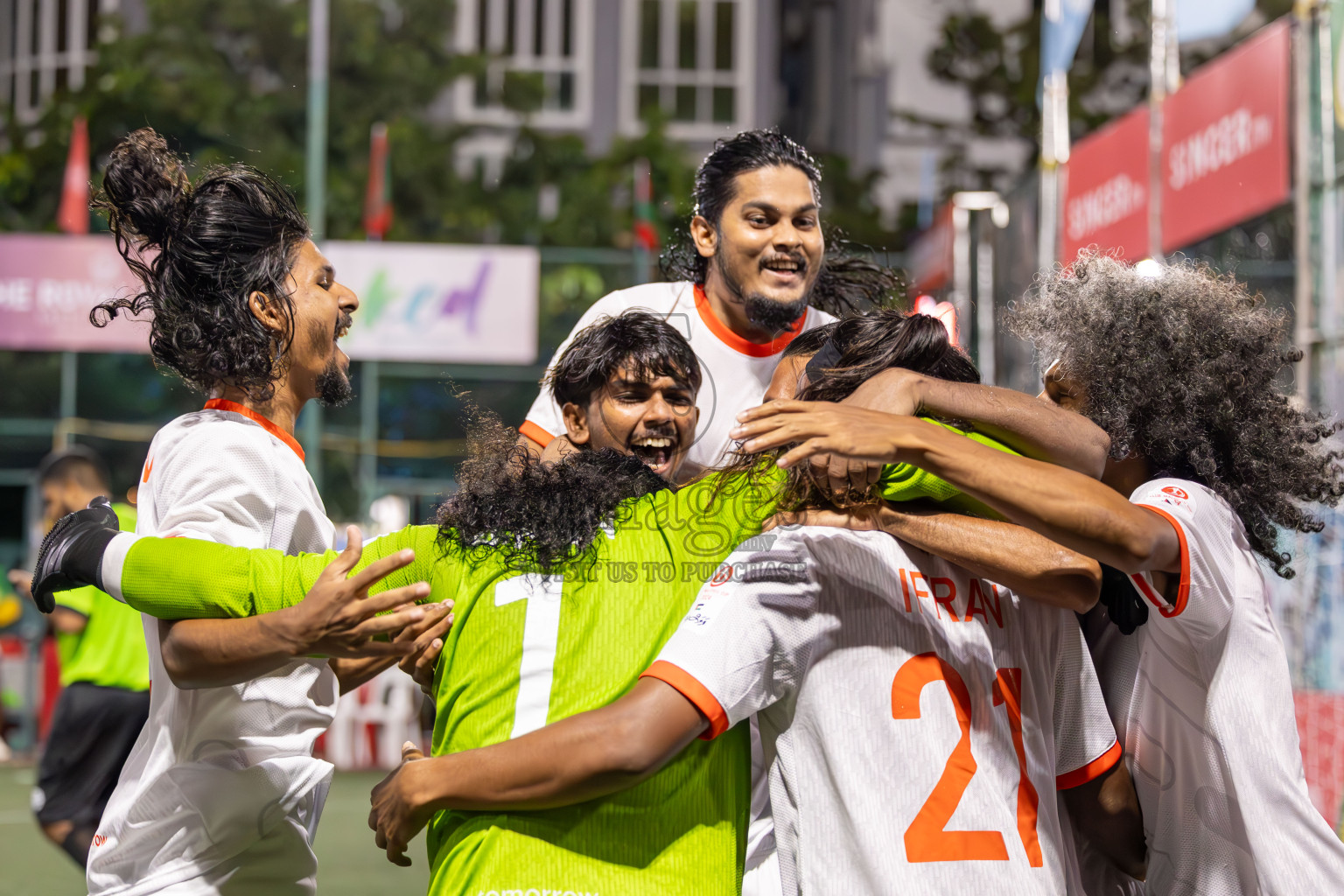 United BML vs Dhiraagu in Round of 16 of Club Maldives Cup 2024 held in Rehendi Futsal Ground, Hulhumale', Maldives on Tuesday, 8th October 2024. Photos: Ismail Thoriq / images.mv