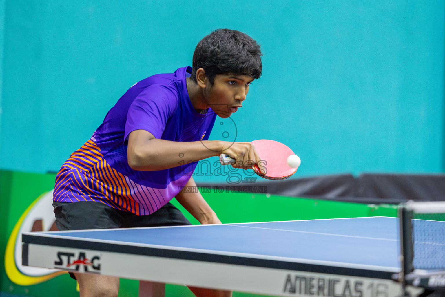 Day 3 of Interschool Table Tennis Tournament 2025 held at Male' TT Hall, Male', Maldives on Saturday, 17th May 2025. Photos By: Ismail Thoriq / images.mv