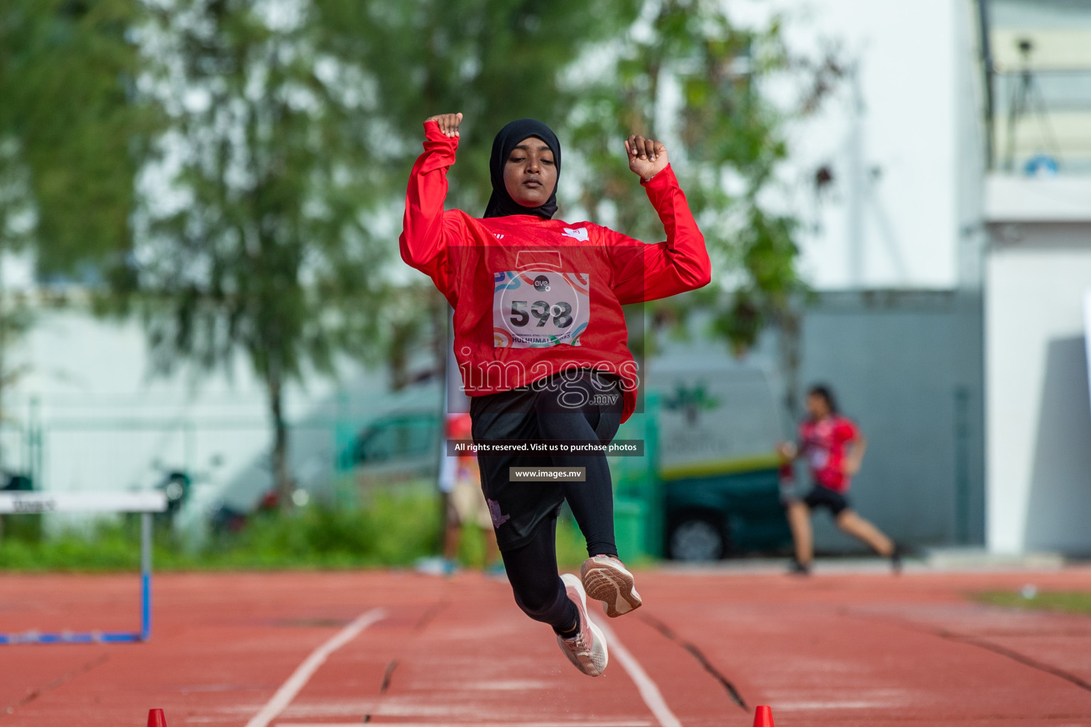 Day two of Inter School Athletics Championship 2023 was held at Hulhumale' Running Track at Hulhumale', Maldives on Sunday, 15th May 2023. Photos: Nausham Waheed / images.mv