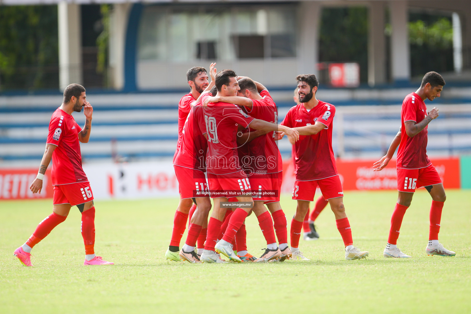 Lebanon vs Maldives in SAFF Championship 2023 held in Sree Kanteerava Stadium, Bengaluru, India, on Tuesday, 28th June 2023. Photos: Nausham Waheed, Hassan Simah / images.mv