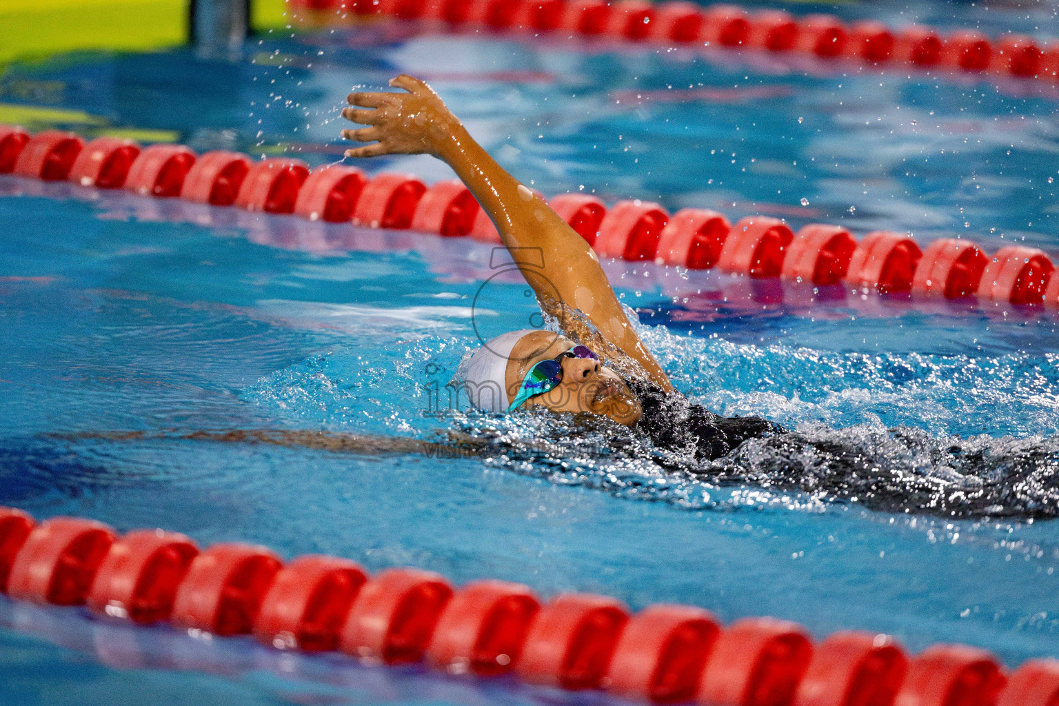 Day 4 of National Swimming Championship 2024 held in Hulhumale', Maldives on Monday, 16th December 2024. Photos: Hassan Simah / images.mv