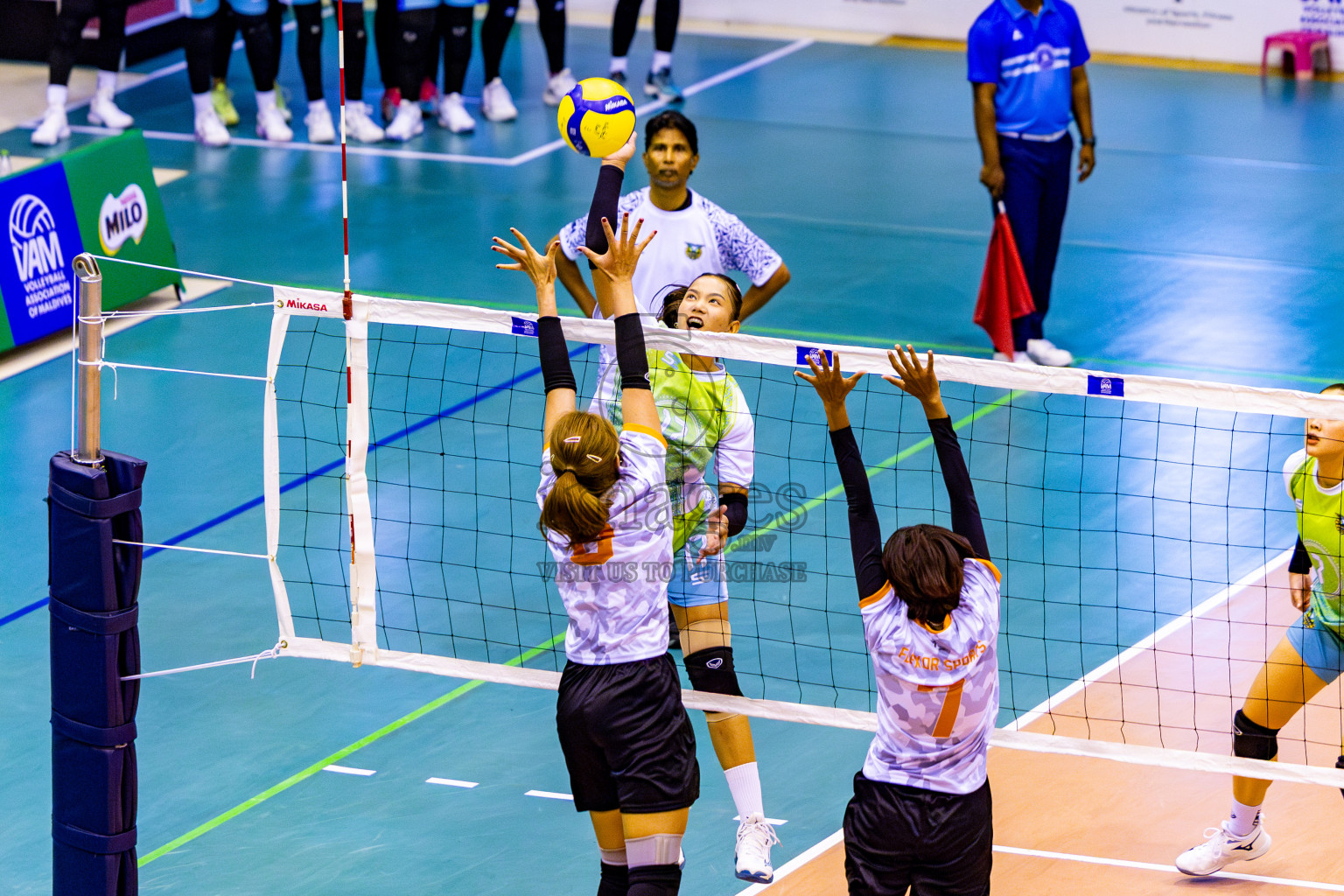 Wamco vs Flexor Sports Club Day 3 of Women's Division of Milo VAM Cup 2025 held in Male', Maldives on Friday, 11th April 2025 at Social Center Indoor Hall Photos By: Nausham Waheed / images.mv