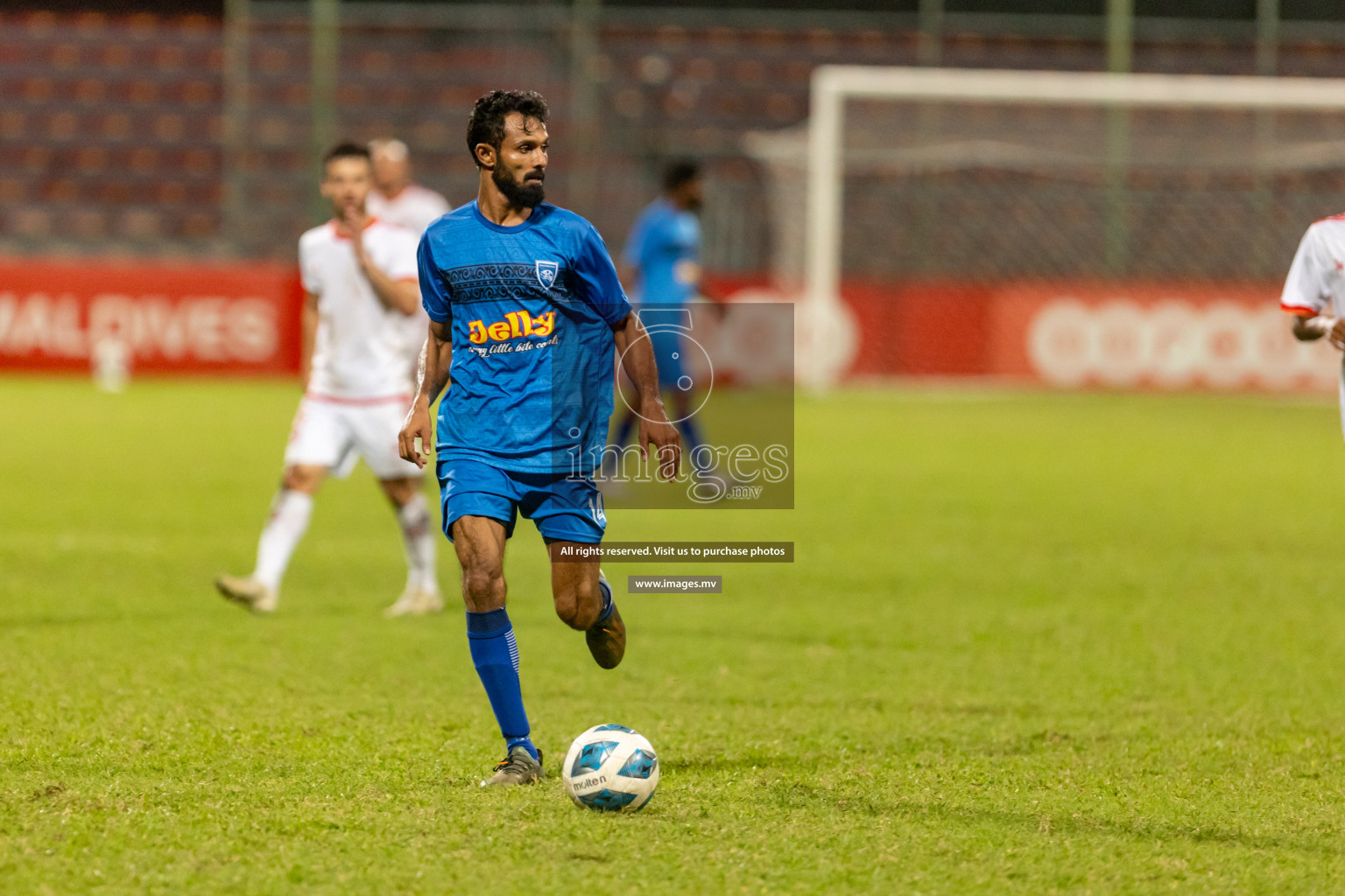 Kuda Henveiru United vs Buru Sports Club in 2nd Division 2022 on 14th July 2022, held in National Football Stadium, Male', Maldives Photos: Hassan Simah / Images.mv