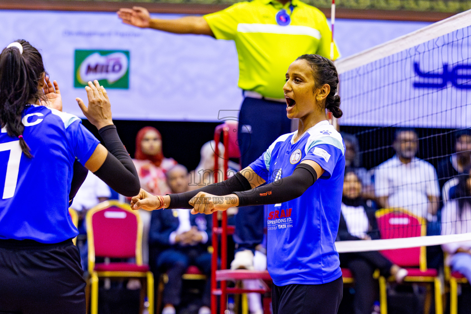 Nepal Police Club vs Humo VC in the Final of CAVA Woman's Volleyball Club Championship 2024 was held in Social Center, Male', Maldives on Saturday, 21st September 2024. Photos: Nausham Waheed / images.mv