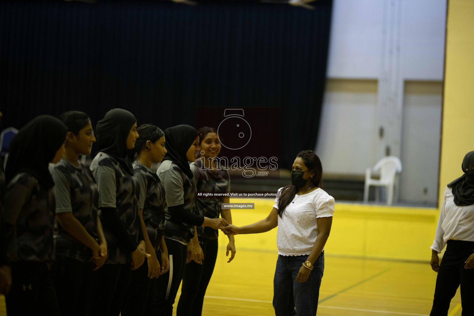 Milo National Netball Tournament 1st December 2021 at Social Center Indoor Court, Male, Maldives. Photos: Maanish/ Images Mv