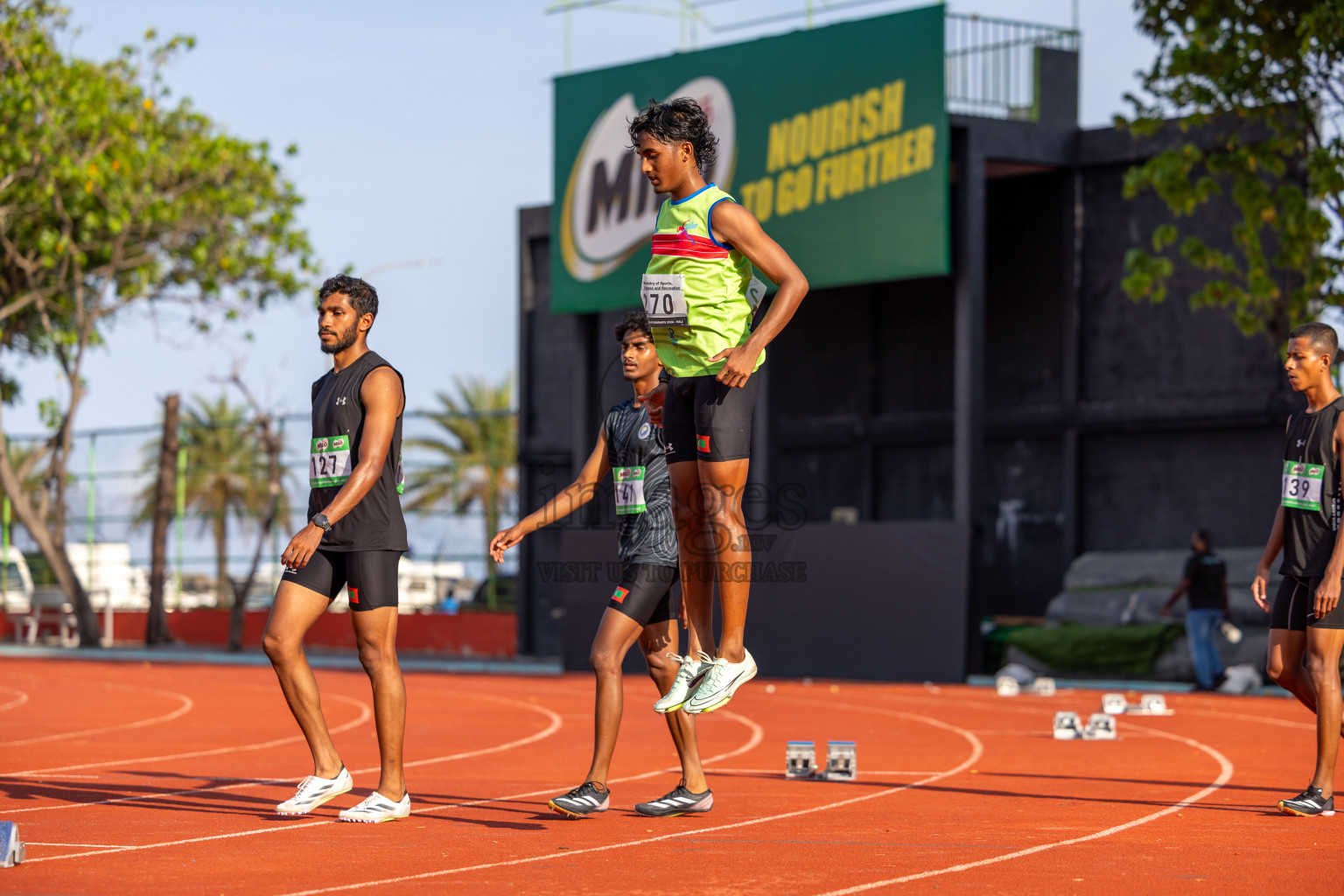 Day 3 of 33rd National Athletics Championship was held in Ekuveni Track at Male', Maldives on Saturday, 7th September 2024. Photos: Suaadh Abdul Sattar / images.mv