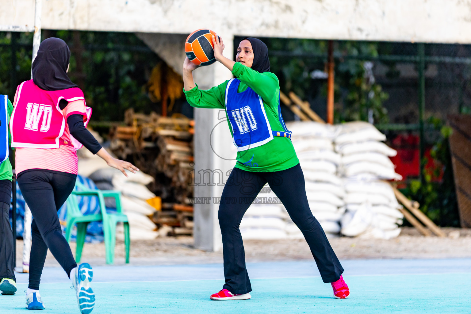 Day 5 of 23rd Netball Association Championship was held in Ekuveni Netball Court at Male', Maldives on Thursday, 2nd May 2024. Photos: Nausham Waheed / images.mv