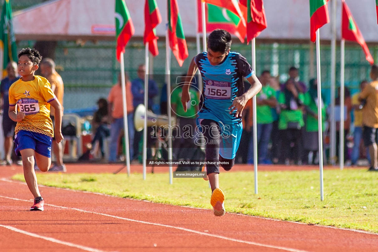 Day 1 of Inter-School Athletics Championship held in Male', Maldives on 22nd May 2022. Photos by: Maanish / images.mv