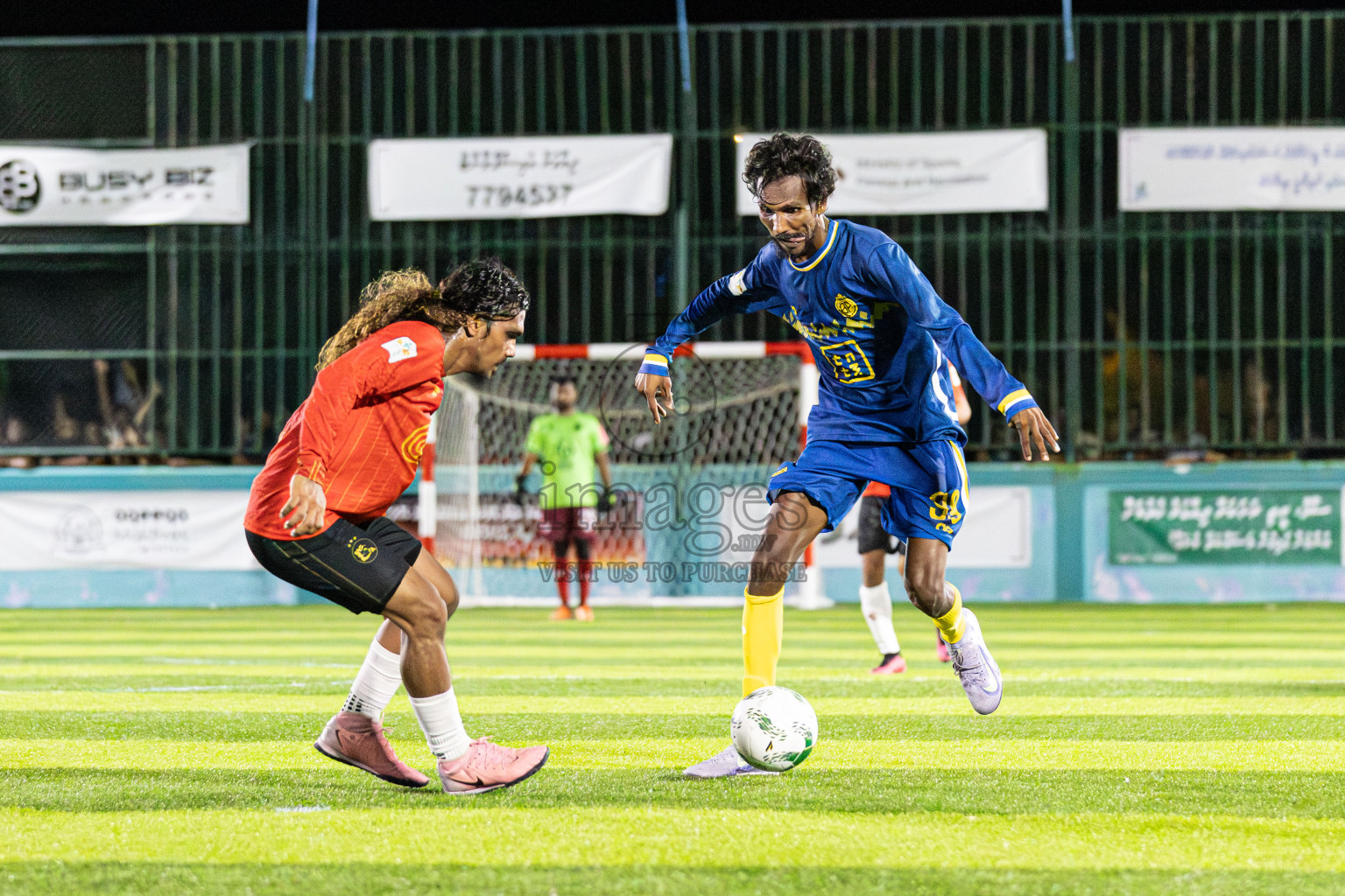 J Kovi Goani vs Fools SC in Day 2 of Laamehi Dhiggaru Ekuveri Futsal Challenge 2025 was held on Friday, 25th July 2025, at Dhiggaru Futsal Ground, Dhiggaru, Maldives Photos: Areef Adam / images.mv