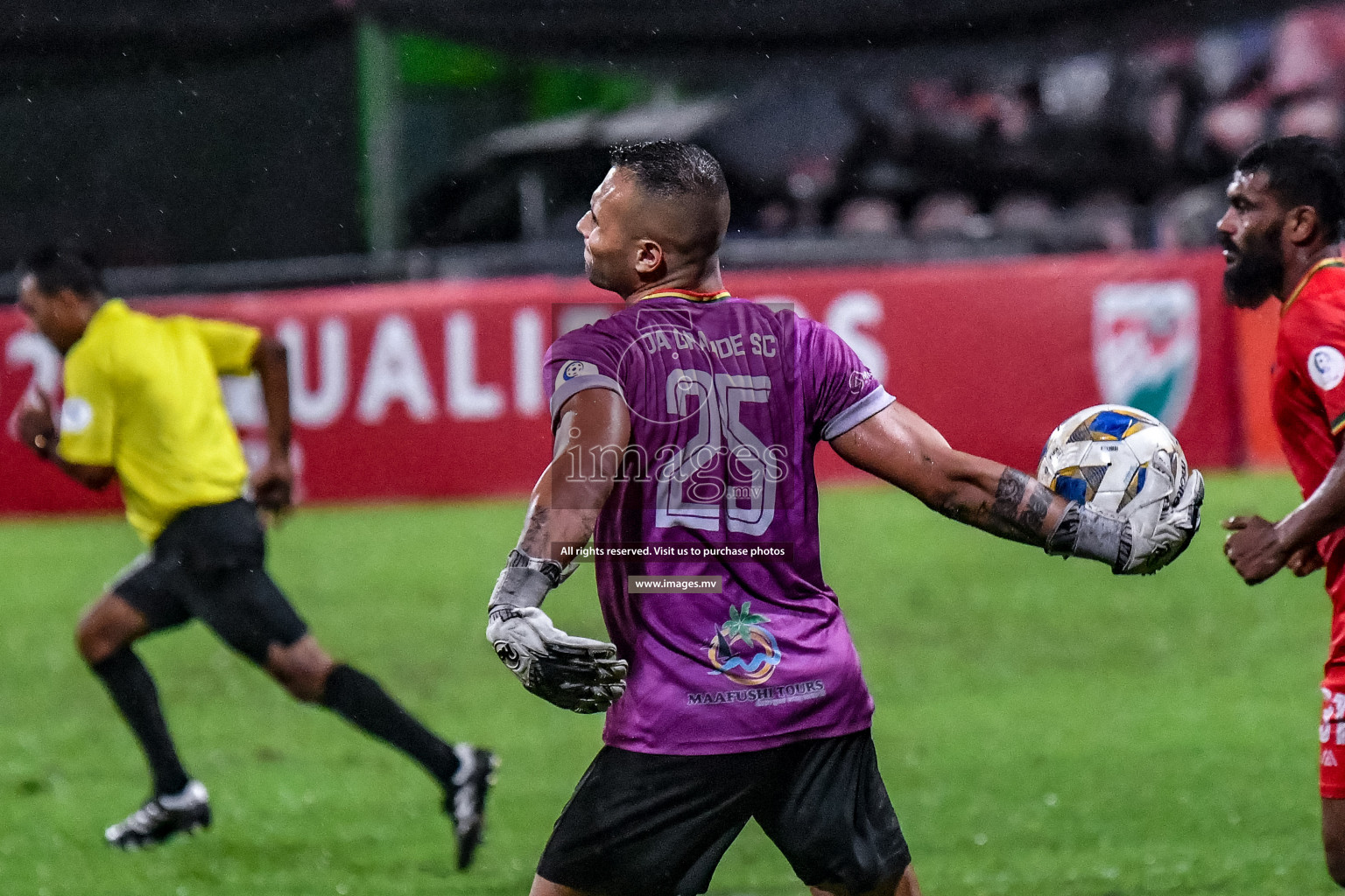 Super United Sports vs Da Grande in Dhivehi Premier League Qualification 22 on 30th Aug 2022, held in National Football Stadium, Male', Maldives Photos: Nausham Waheed / Images.mv