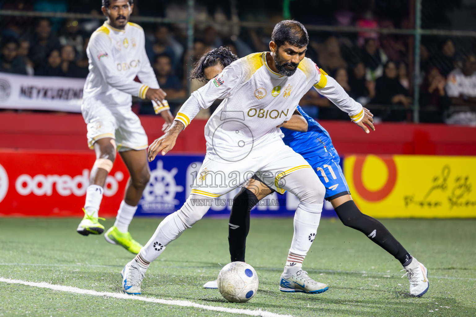 B Eydhafushi vs Lh Kurendhoo in Zone Round on Day 31 of Golden Futsal Challenge 2025 was held on Tuesday, 4th February 2025, in Hulhumale', Maldives.
Photos: Ismail Thoriq / images.mv