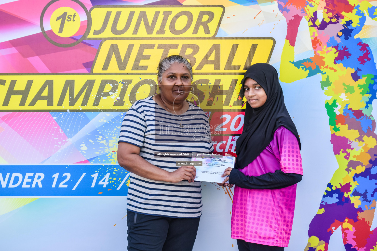 Day 8 of Junior Netball Championship 2022 on 11th March 2022 held in Male', Maldives. Photos by Nausham Waheed