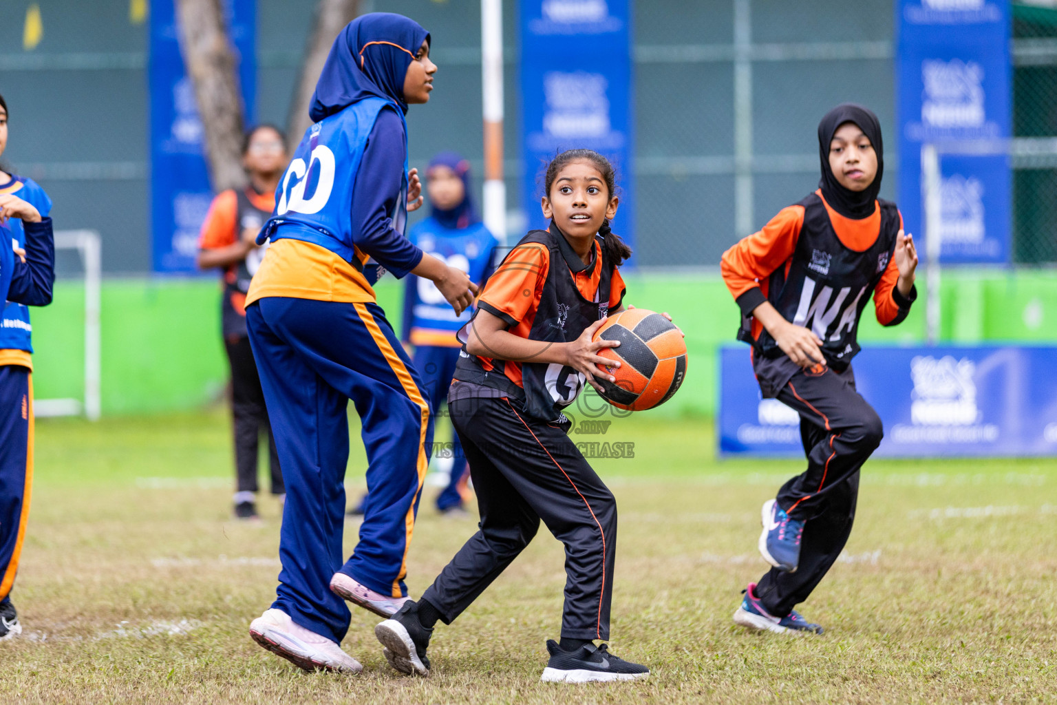 Day 3 of Nestle' Kids Netball Fiesta 2023 held in Henveyru Stadium, Male', Maldives on Saturday, 2nd December 2023. Photos by Nausham Waheed / Images.mv