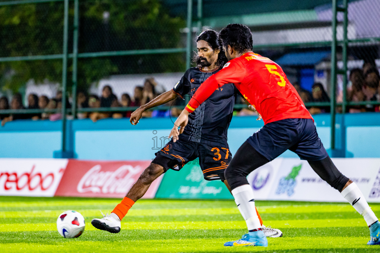 Dee Ess Kay vs Kovigoani in Final of Laamehi Dhiggaru Ekuveri Futsal Challenge 2024 was held on Wednesday, 31st July 2024, at Dhiggaru Futsal Ground, Dhiggaru, Maldives Photos: Nausham Waheed / images.mv