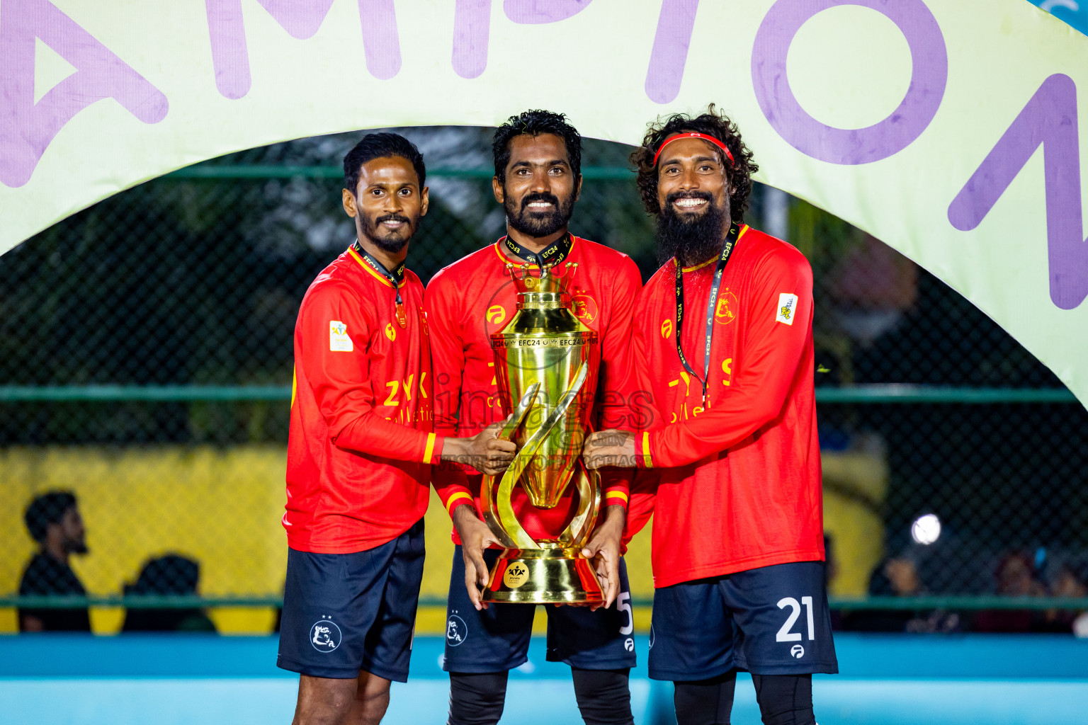 Dee Ess Kay vs Kovigoani in Final of Laamehi Dhiggaru Ekuveri Futsal Challenge 2024 was held on Wednesday, 31st July 2024, at Dhiggaru Futsal Ground, Dhiggaru, Maldives Photos: Nausham Waheed / images.mv