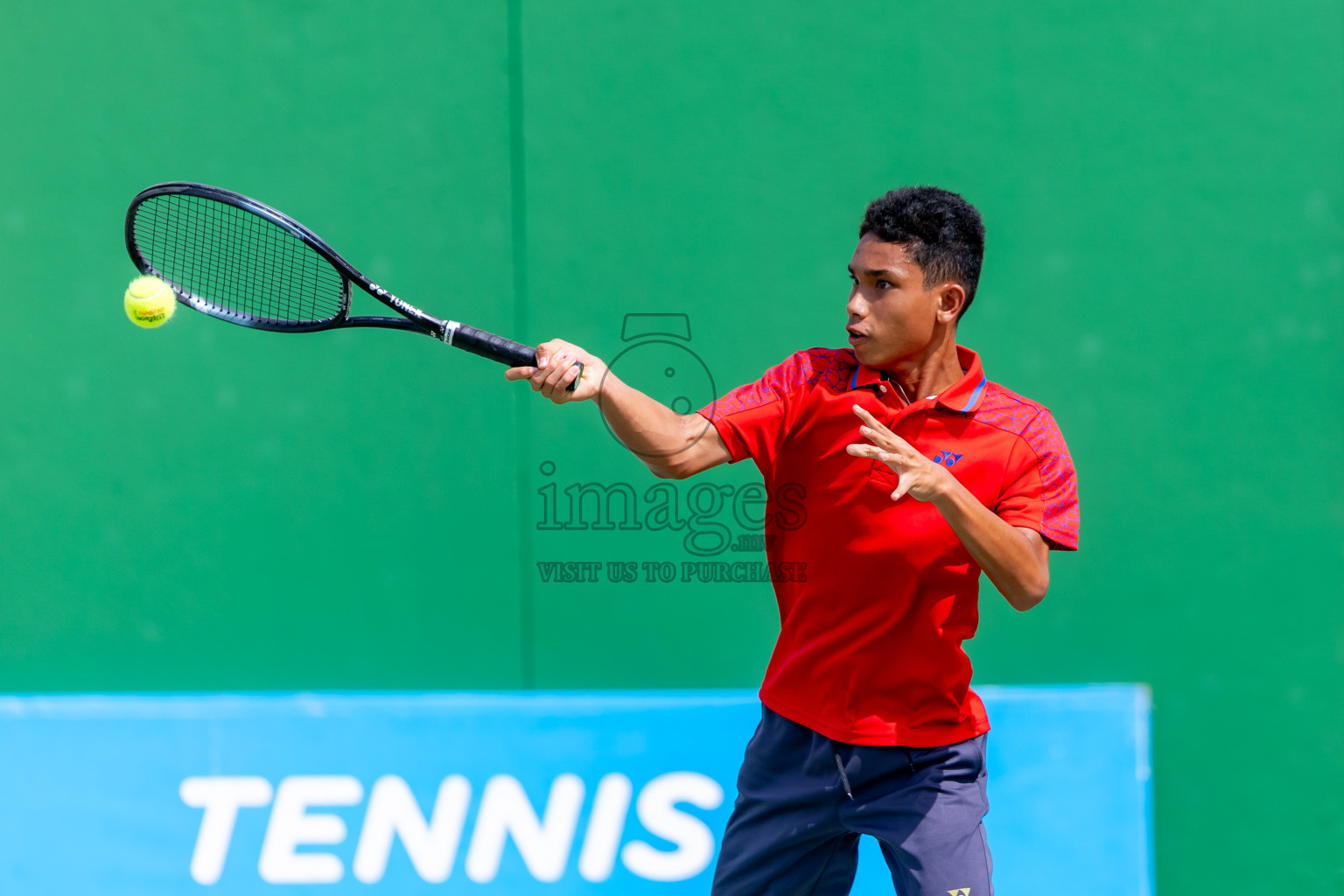 Day 9 of ATF Maldives Junior Open Tennis was held in Male' Tennis Court, Male', Maldives on Friday, 20th December 2024. Photos: Nausham Waheed/ images.mv