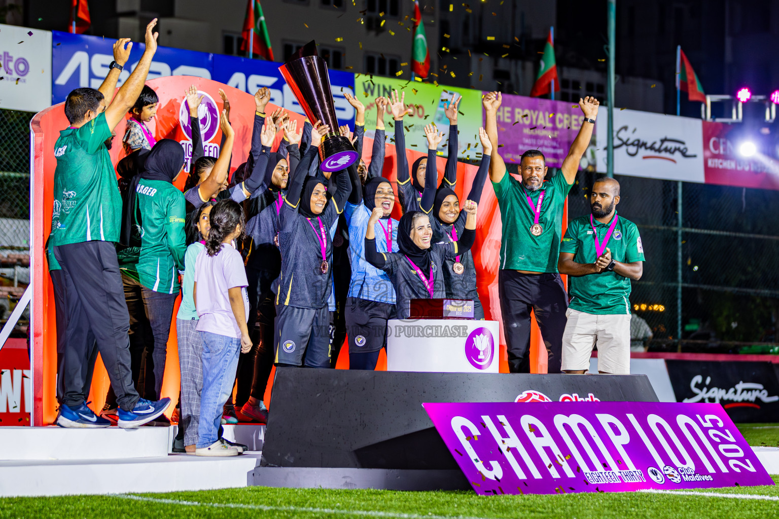 Dhivehi Sifainge Club vs Port Recreation Club in Final of Club Maldives Cup Eighteen Thirty 2025 was held in Rehendi Futsal Ground, Hulhumale', Maldives on Friday, 26th September 2025. Photos: Areef Adam / images.mv