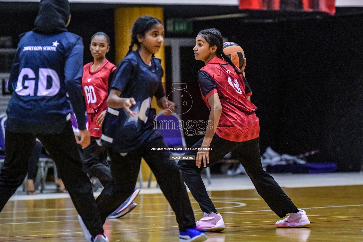 Day 7 of 23rd Inter-School Netball Tournament was held in Male', Maldives on 29th October 2022. Photos: Nausham Waheed / images.mv