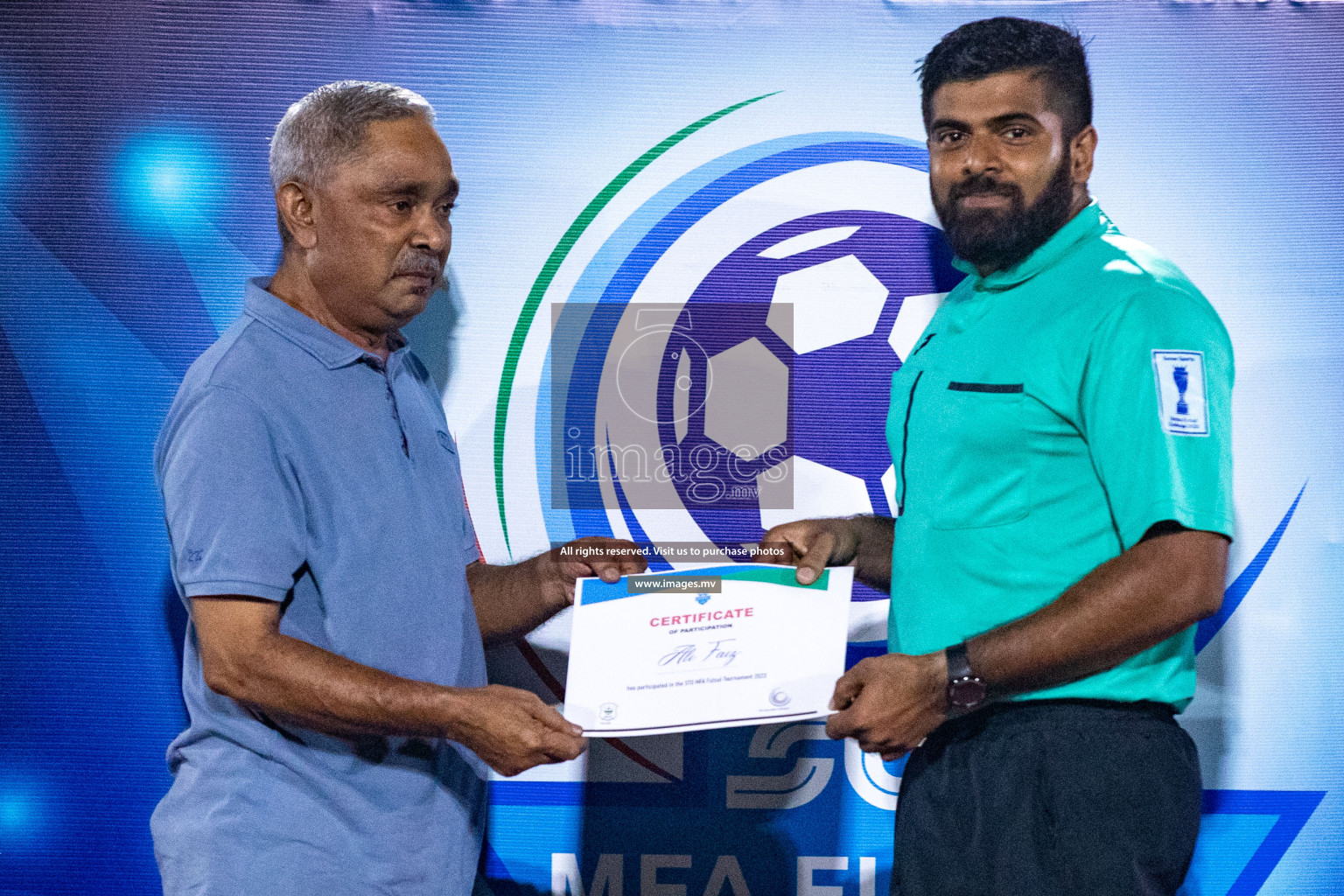 Final of MFA Futsal Tournament 2023 on 10th April 2023 held in Hulhumale'. Photos: Nausham waheed /images.mv