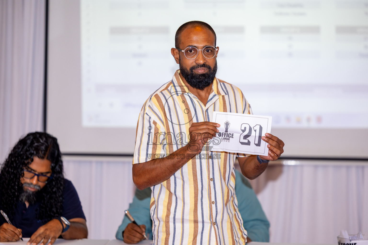 Draw Ceremony of Office League 2025 held in Male', Maldives on Saturday, 12th April 2025. Photos: Nausham Waheed / images.mv