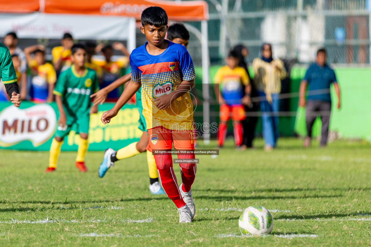 Day 1 of MILO Academy Championship 2023 (U12) was held in Henveiru Football Grounds, Male', Maldives, on Friday, 18th August 2023.