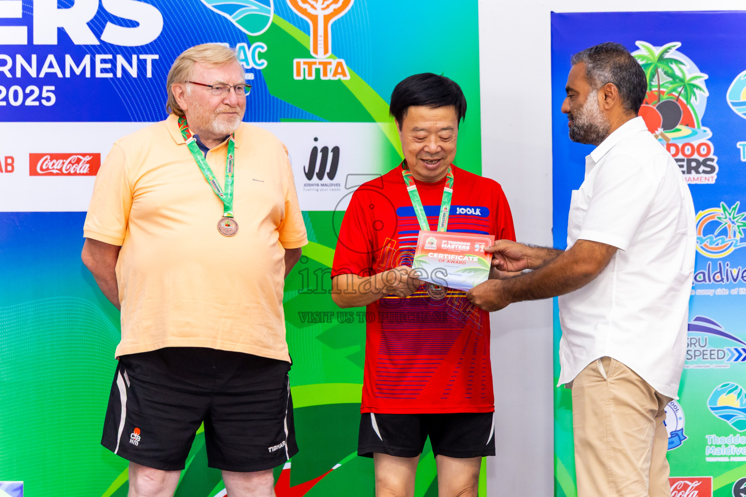 Day 3 of 1st Thoddoo Masters Table Tennis Tournament was held on Saturday, 23rd August 2025 in AA Thoddoo, Maldives. Photos: Nausham Waheed / images.mv