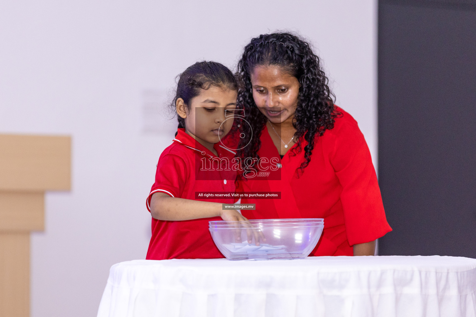 Draw Ceremony of Nestle' Kids Netball Fiesta 2023 held in Salaahudheen School, Hulhumale', Maldives on Monday, 27th November 2023