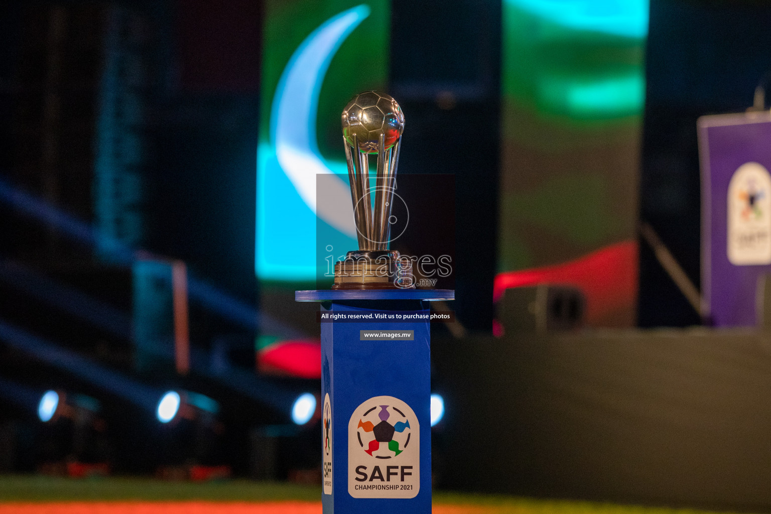 SAFF Championship 2021 Launching event was held in National Stadium, Male', Maldives on Sunday, 12th September 2021. Photos: Ismail Thoriq / images.mv