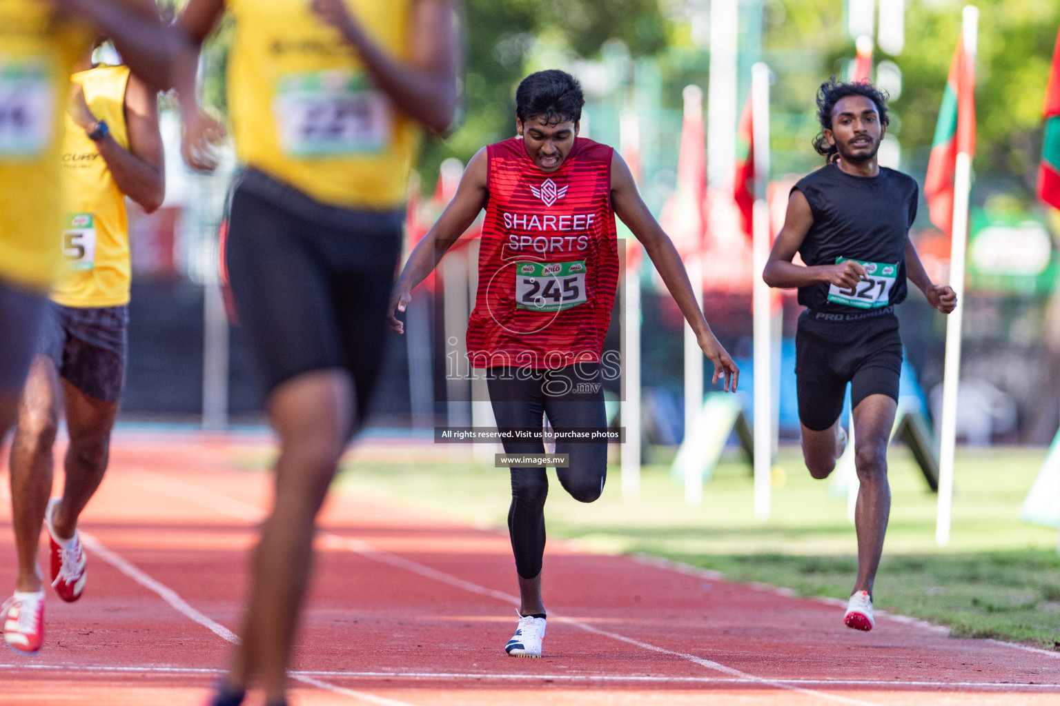 Day 3 of National Athletics Championship 2023 was held in Ekuveni Track at Male', Maldives on Saturday, 25th November 2023. Photos: Nausham Waheed / images.mv