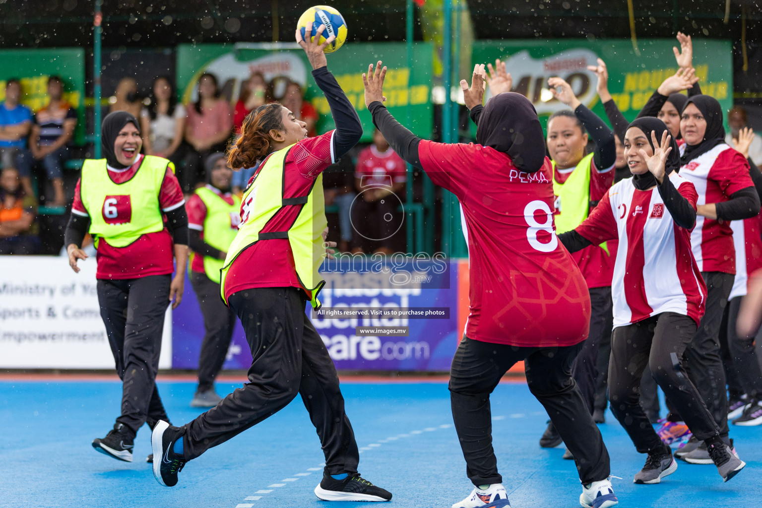 Day 1 of 7th Inter-Office/Company Handball Tournament 2023, held in Handball ground, Male', Maldives on Friday, 16th September 2023 Photos: Nausham Waheed/ Images.mv