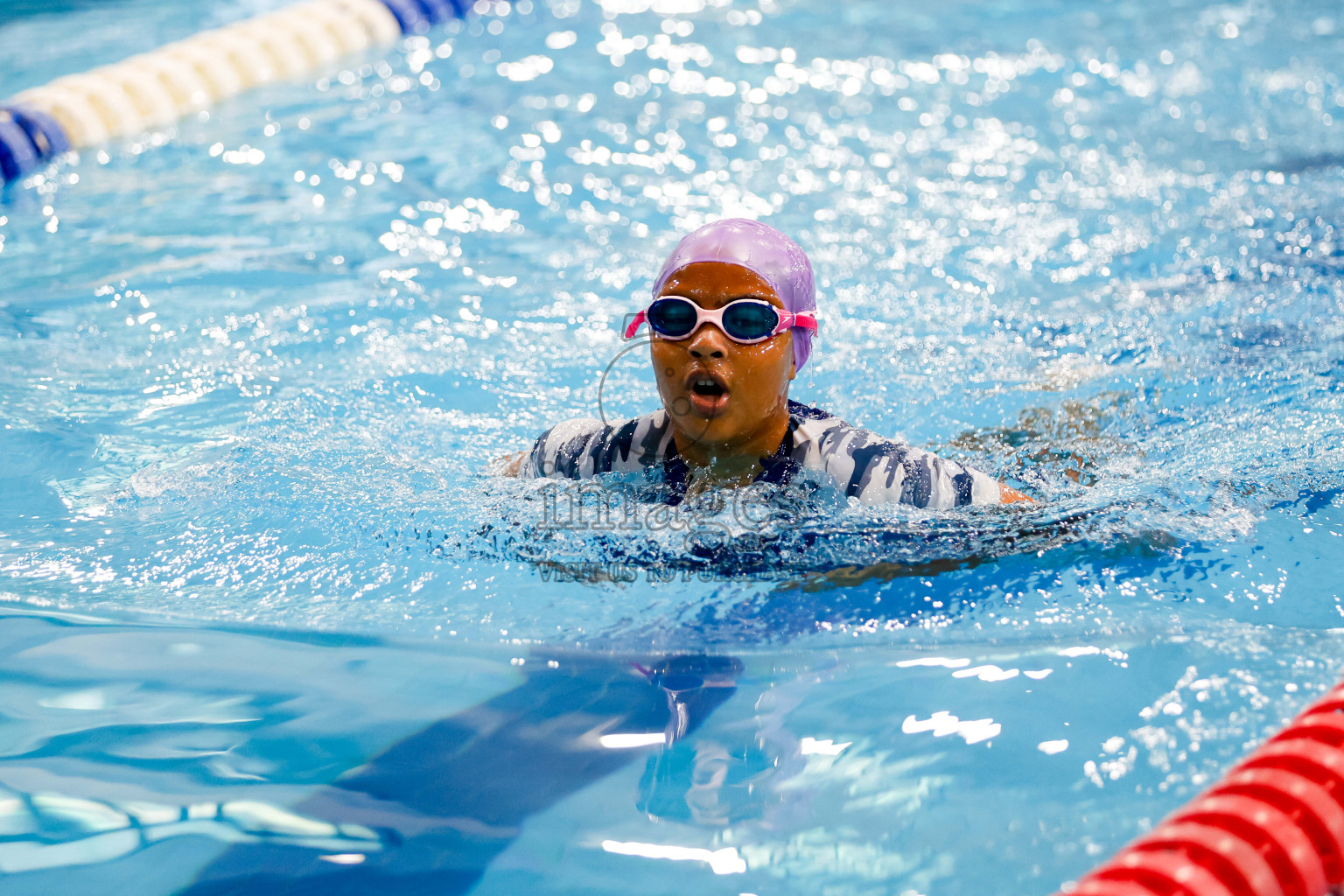 Day 1 of BML 6th National Kids Swimming Kids Festival 2025 held in Hulhumale', Maldives on Monday, 3rd November 2024. Photos: Hassan Simah / images.mv