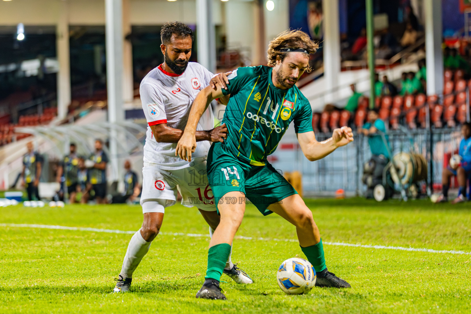 Maziya Sports And Recreation vs Buru Sports Club in Dhivehi Premier League 2025/26 held in National Football Stadium, Male', Maldives on Tuesday, 30th September 2025. Photos: Areef Adam / Images.mv