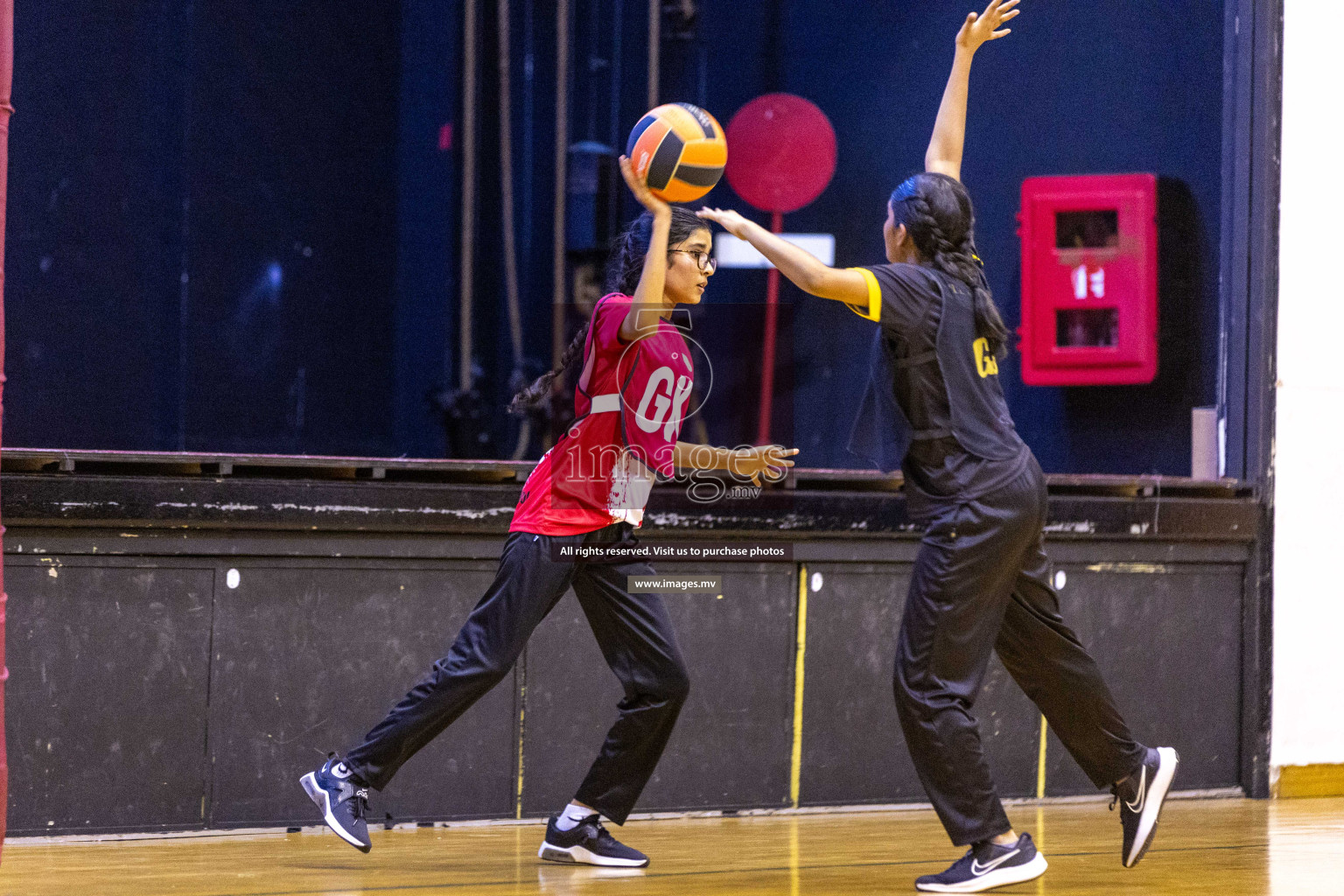 Day4 of 24th Interschool Netball Tournament 2023 was held in Social Center, Male', Maldives on 30th October 2023. Photos: Nausham Waheed / images.mv