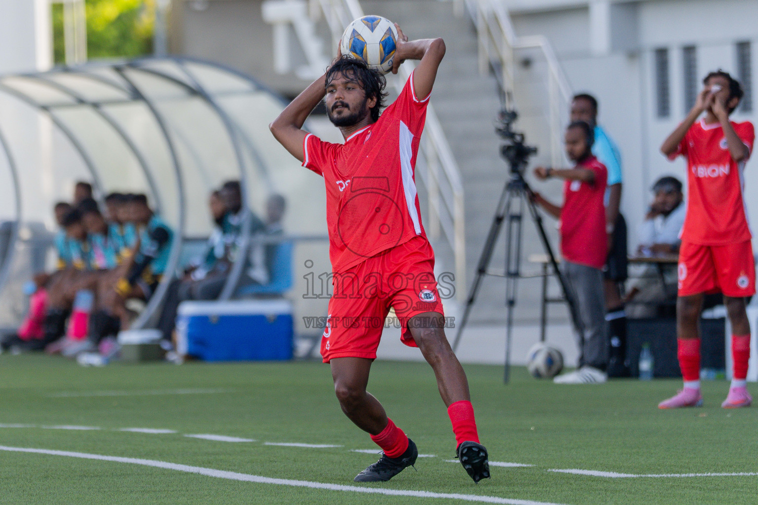 CC Sports Club VS Aajeelakah Eydhafushi FA in Day 6 of Eydhafushi Cup 2025 held in Eydhafushi Football Stadium at B. Eydhafushi, Maldives on Wednesday, 10th September 2025. Photos: Arif Rasheed / images.mv
