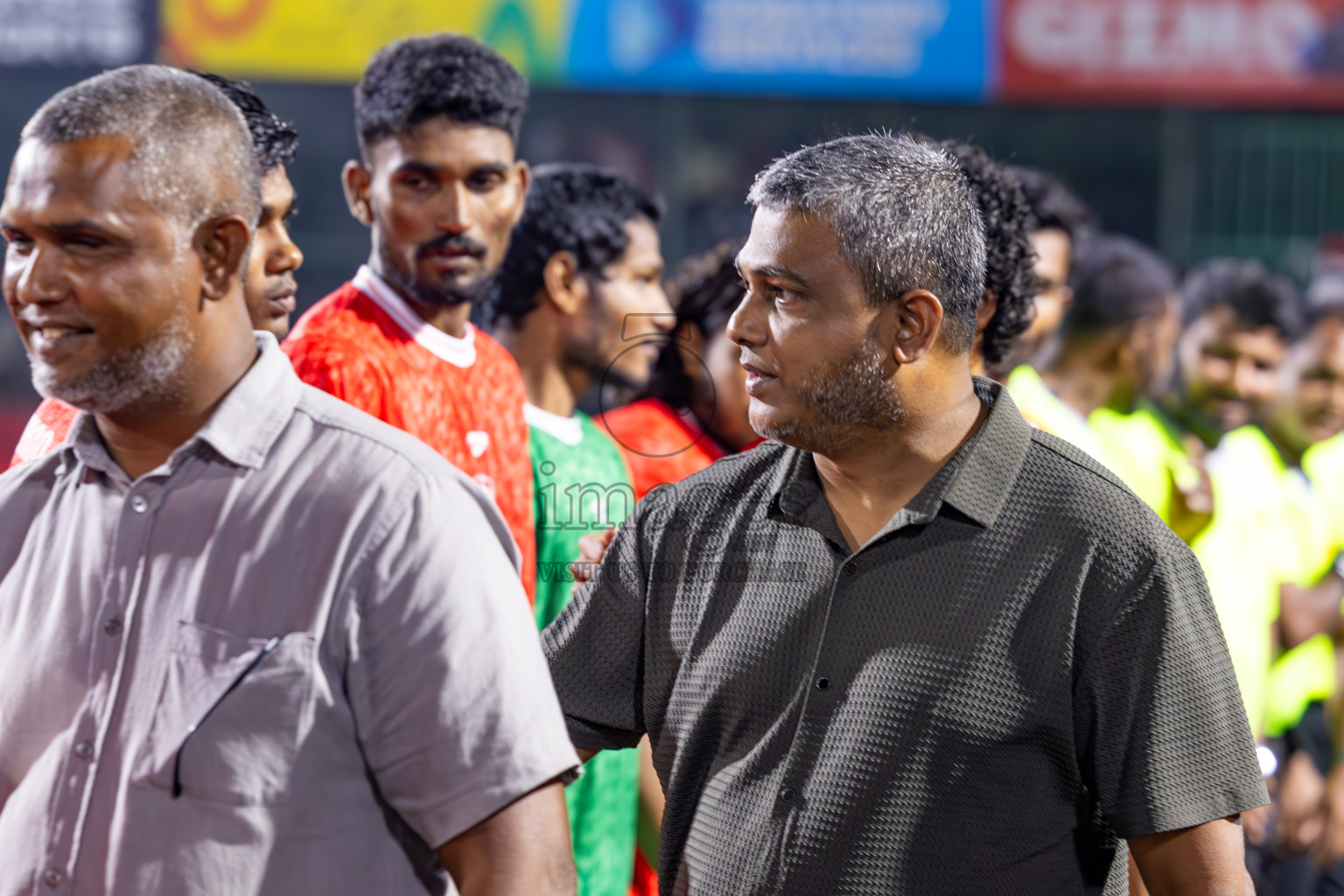 Dh Maaenboodhoo vs Dh Kudahuvadhoo in Dhaalu Atoll Finals in Day 25 of Golden Futsal Challenge 2025 was held on Wednesday , 28th January 2025, in Hulhumale', Maldives. Photos: Ismail Thoriq / images.mv