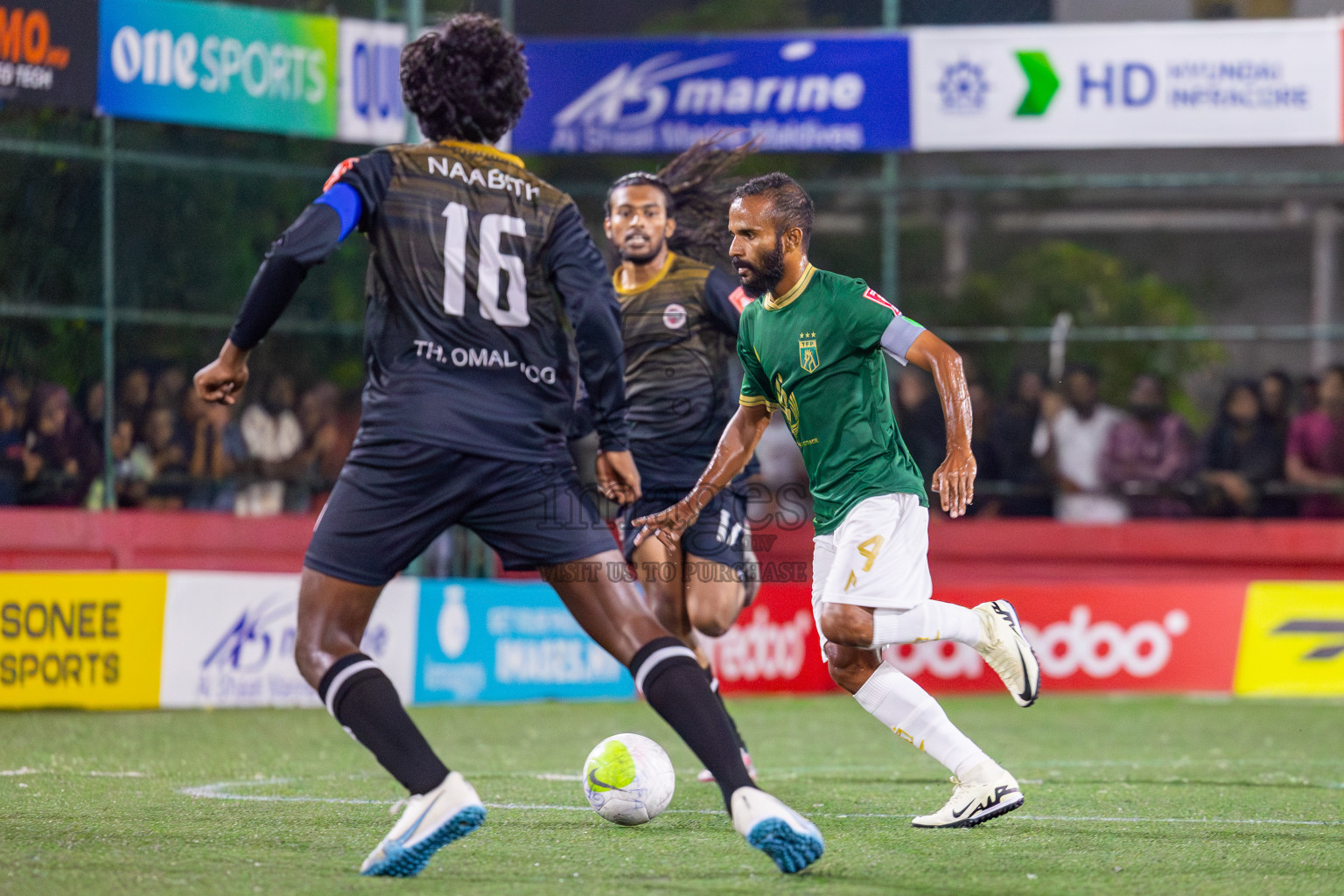 Th Omadhoo vs Th Thimarafushi on Day 33 of Golden Futsal Challenge 2024, held on Sunday, 18th February 2024, in Hulhumale', Maldives Photos: Mohamed Mahfooz Moosa / images.mv