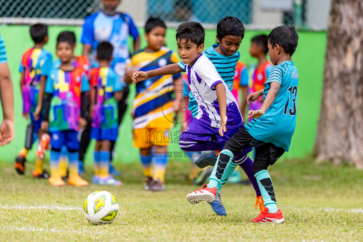Day 1 of MILO SVAM Juniors 2025 (U-8) was held at Henveiru Stadium in Male', Maldives on Thursday, 26th June 2025. 
Photos: Hassan Simah / images.mv