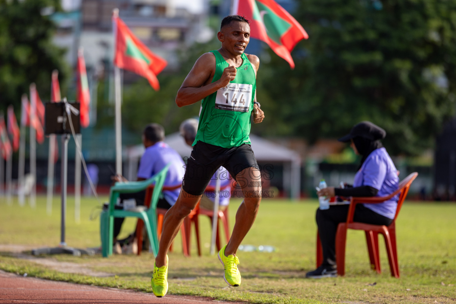 Day 3 of 33rd National Athletics Championship was held in Ekuveni Track at Male', Maldives on Saturday, 7th September 2024.
Photos: Suaadh Abdul Sattar / images.mv