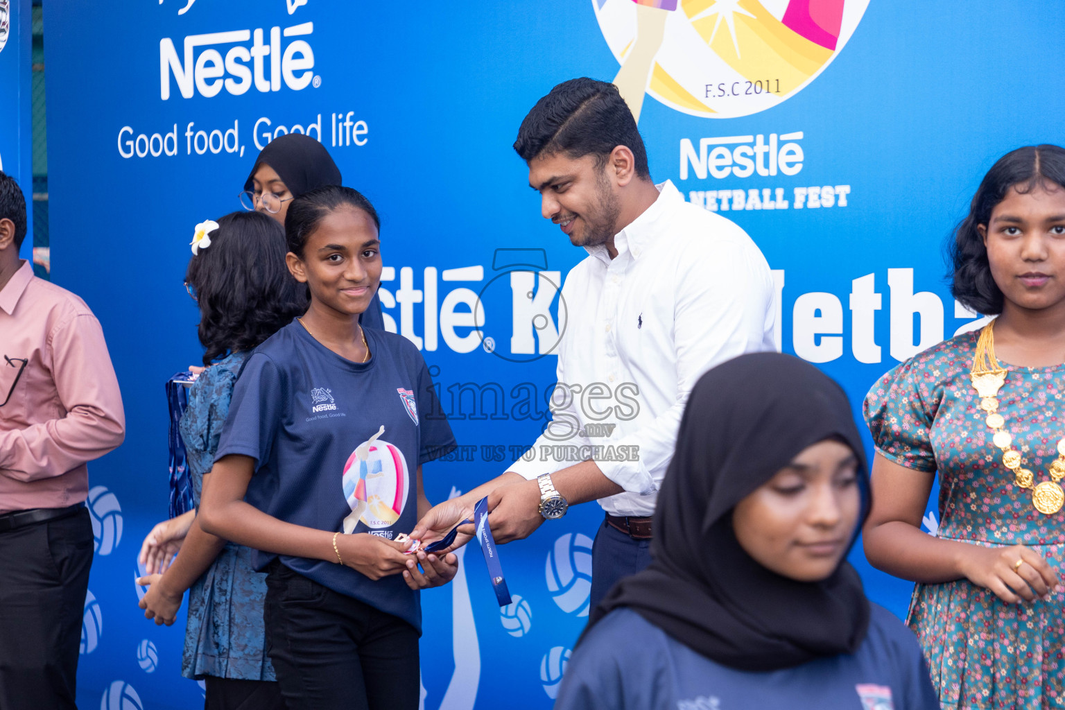 Day 3 of Nestle' Kids Netball Fiesta 2023 held in Henveyru Stadium, Male', Maldives on Saturday, 2nd December 2023. Photos by Nausham Waheed / Images.mv