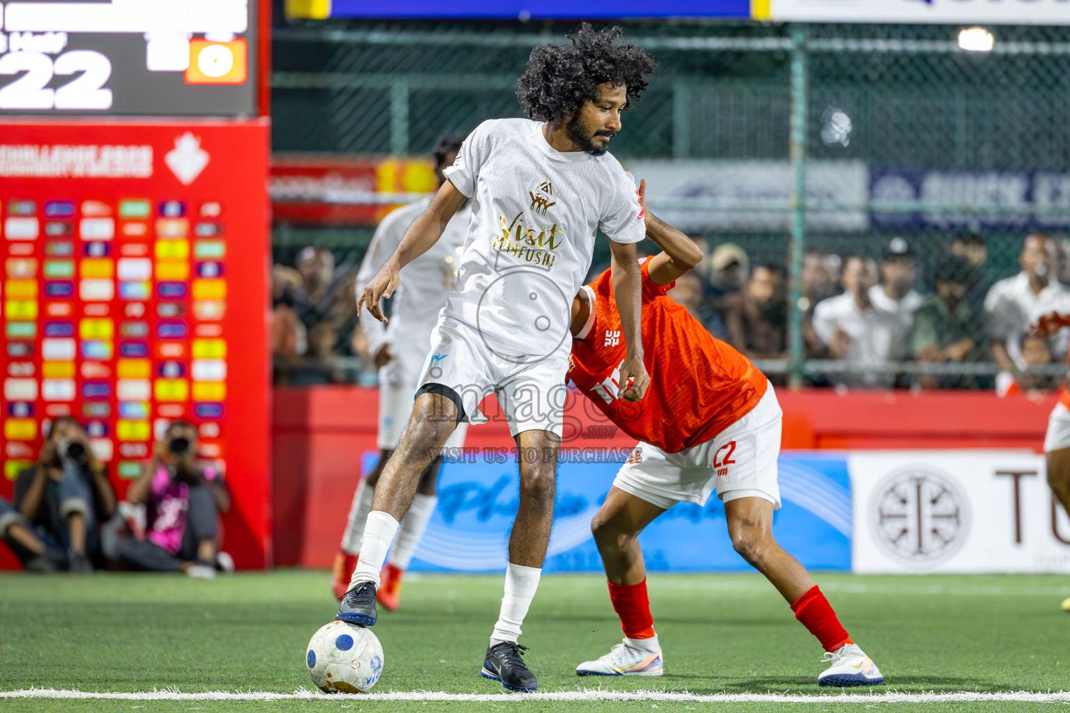 K Maafushi vs K Kaashidhoo in Kaafu Atoll Finals Day 27 of Golden Futsal Challenge 2025 was held on Friday , 31st January 2025, in Hulhumale', Maldives. Photos: Ismail Thoriq / images.mv