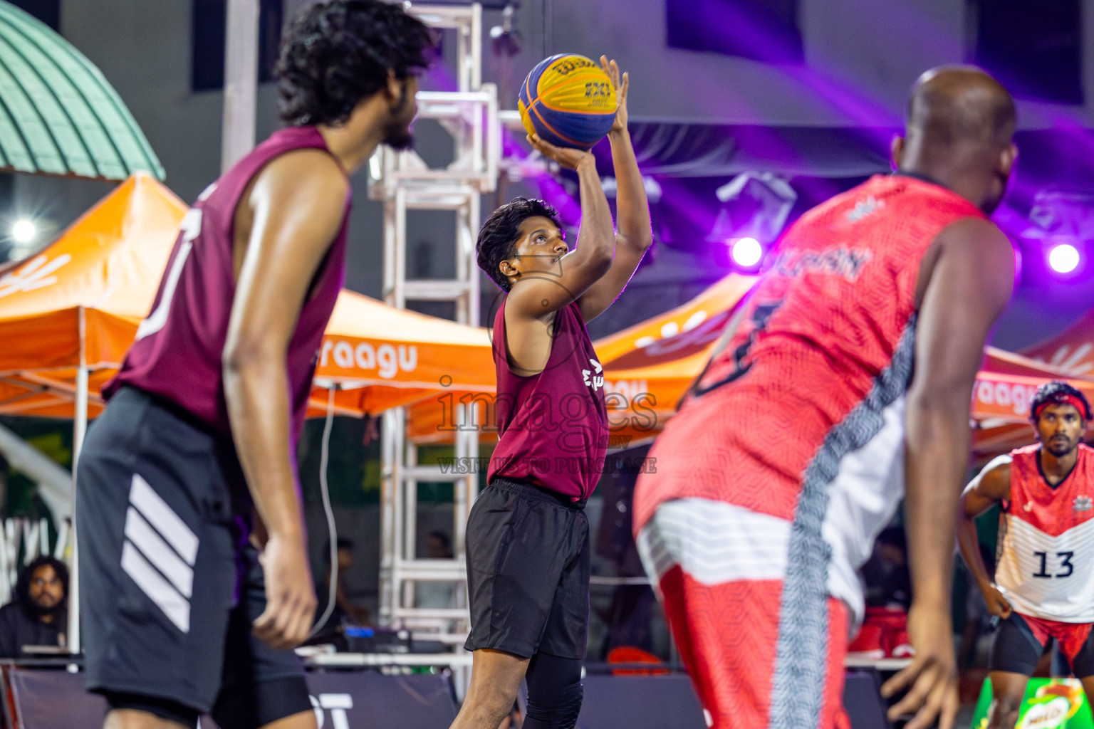 Day 7 of MILO Ramadan 3x3 Challenge 2024 was held in Ekuveni Outdoor Basketball Court at Male', Maldives on Monday, 18th March 2024.
Photos: Mohamed Mahfooz Moosa / images.mv