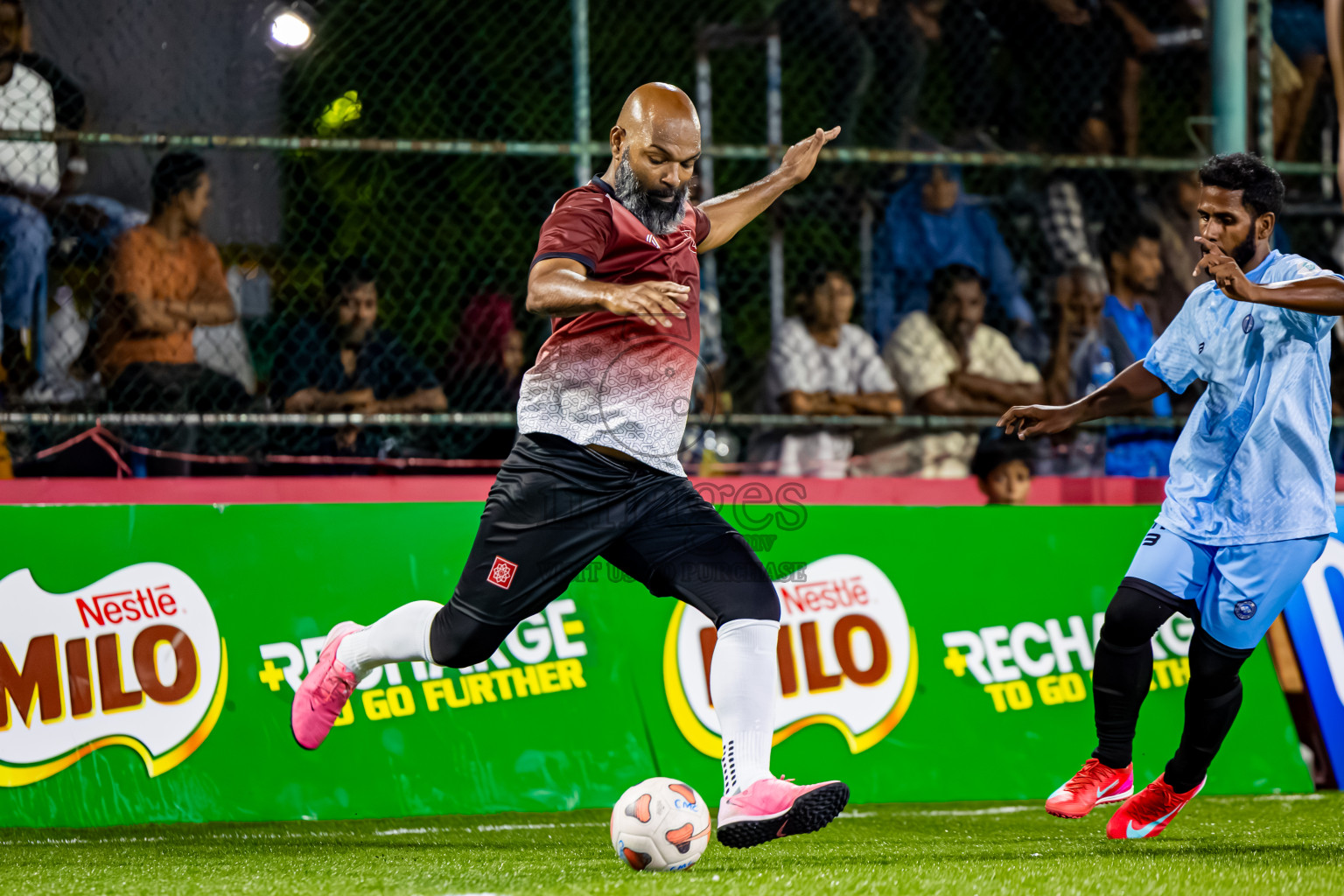 Team MCC vs PEMA in Day 9 of Club Maldives Cup Classic 2025 was held in Rehendi Futsal Ground, Hulhumale', Maldives on Monday, 22nd September 2025. Photos: Nausham Waheed / images.mv