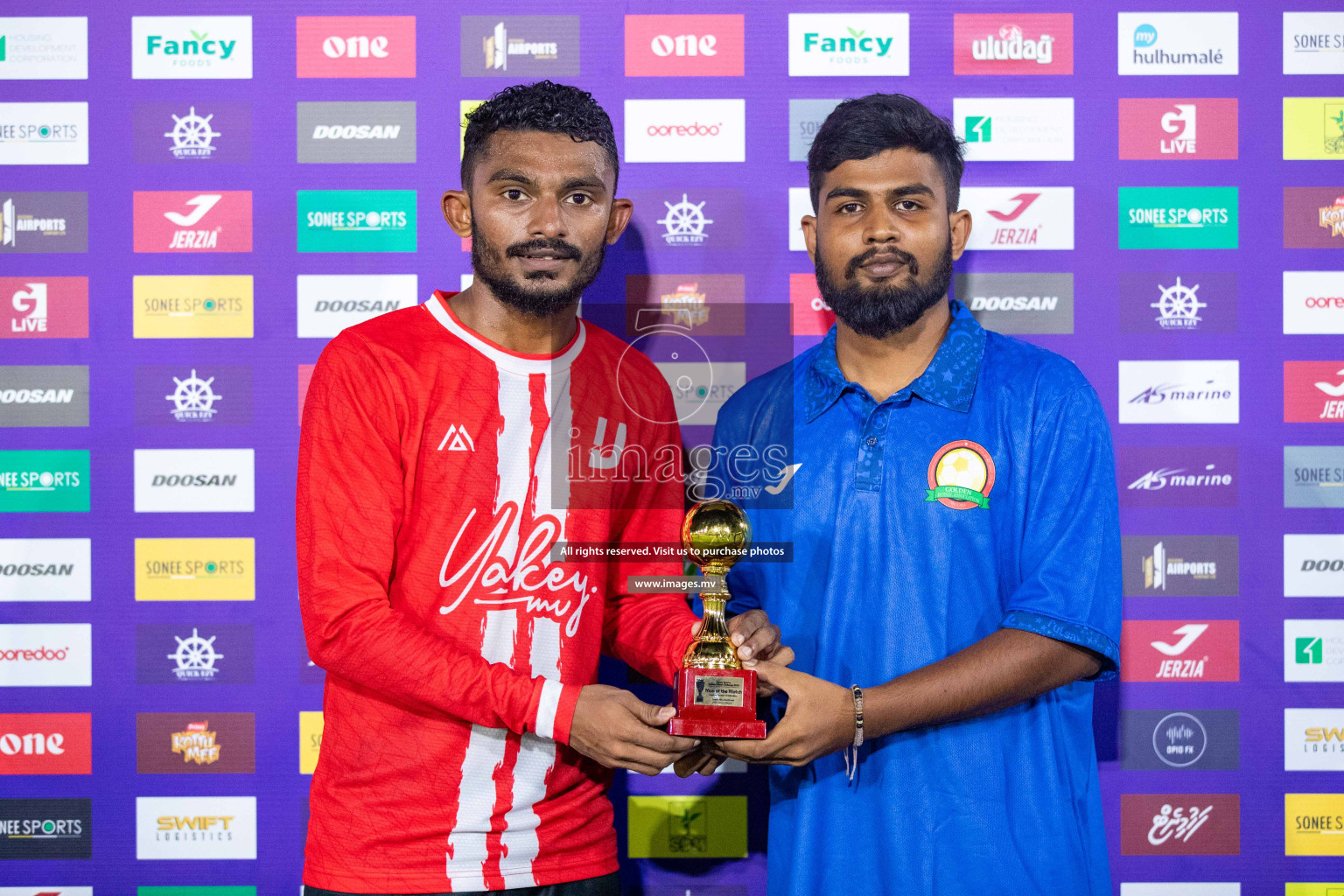 GA. Kanduhulhudhoo vs GA. Nilandhoo in Day 7 of Golden Futsal Challenge 2023 on 11 February 2023 in Hulhumale, Male, Maldives