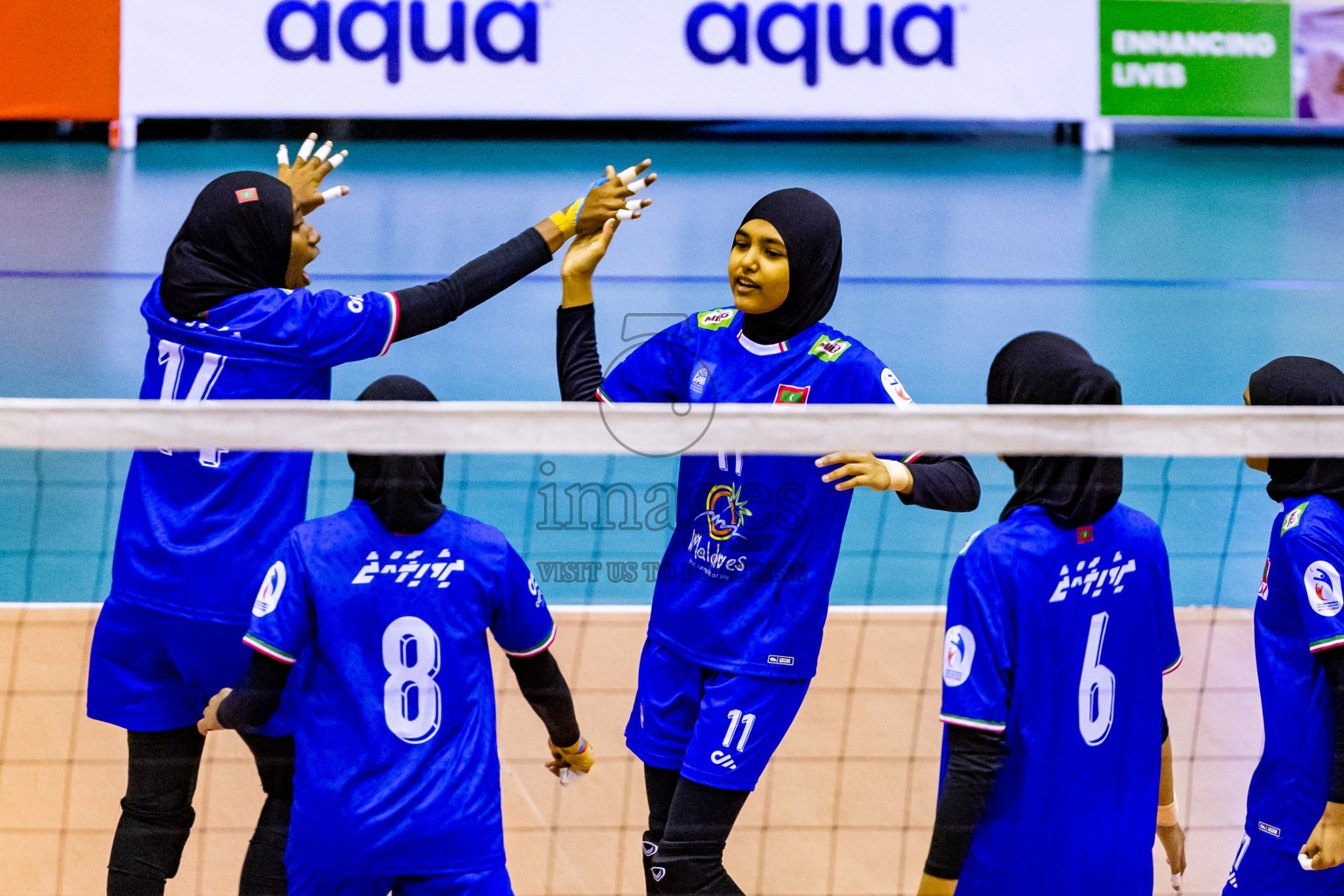 Nepal vs Maldives in Third Place Match of CAVA U20 Woman's Volleyball Championship 2024 was held in Social Center, Male', Maldives on 23rd July 2024. Photos: Nausham Waheed / images.mv