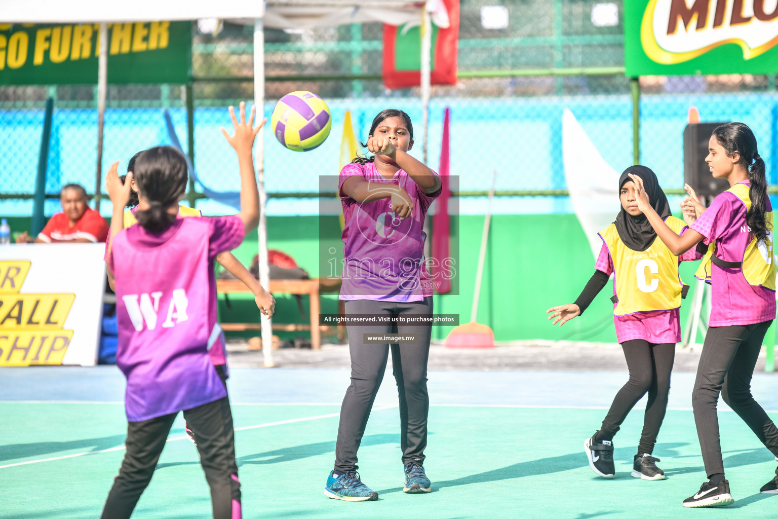 Day 7 of Junior Netball Championship 2022 on 11th March 2022 held in Male', Maldives. Photos by Nausham Waheed