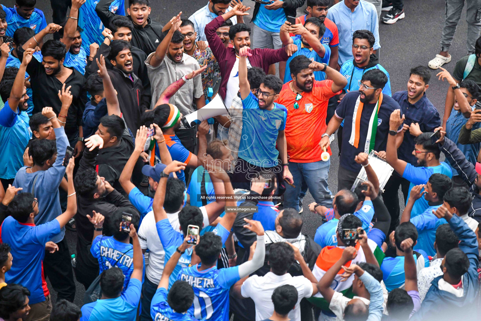 Kuwait vs India in the Final of SAFF Championship 2023 held in Sree Kanteerava Stadium, Bengaluru, India, on Tuesday, 4th July 2023. Photos: Nausham Waheed / images.mv