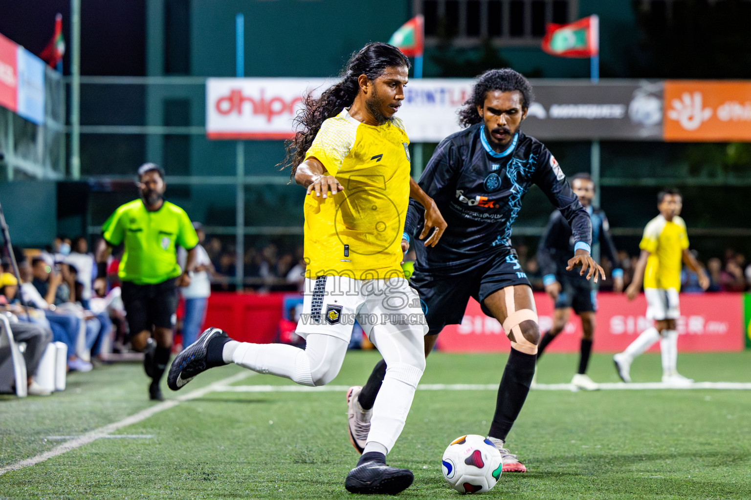 RRC vs Club TTS in Round of 16 of Club Maldives Cup 2024 held in Rehendi Futsal Ground, Hulhumale', Maldives on Tuesday, 8th October 2024. Photos: Nausham Waheed / images.mv