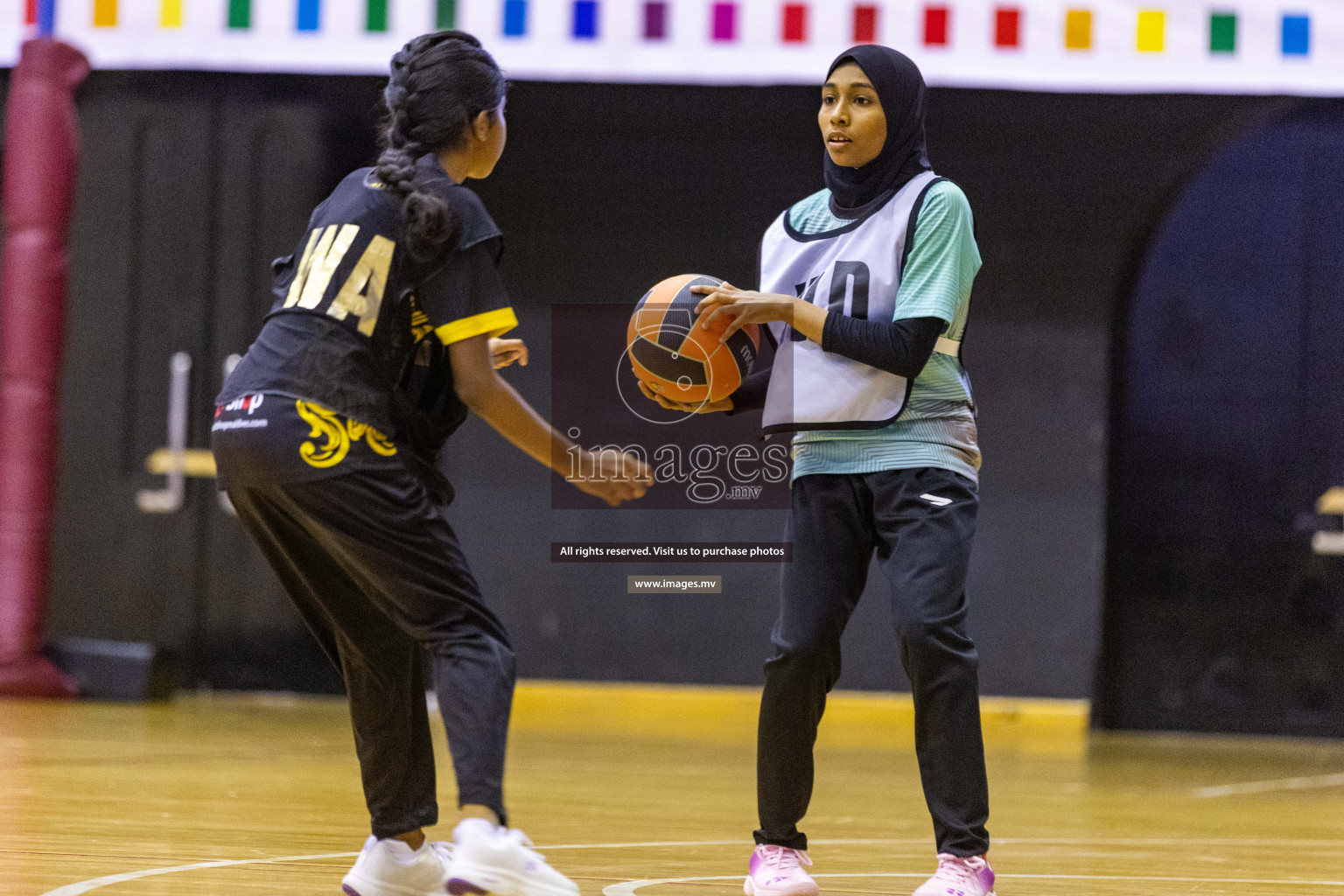 Day7 of 24th Interschool Netball Tournament 2023 was held in Social Center, Male', Maldives on 2nd November 2023. Photos: Nausham Waheed / images.mv