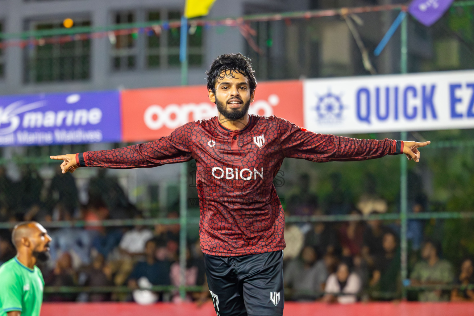 Vilimale vs Hulhumale on Day 34 of Golden Futsal Challenge 2024 was held on Monday, 19th February 2024, in Hulhumale', Maldives
Photos: Mohamed Mahfooz Moosa / images.mv