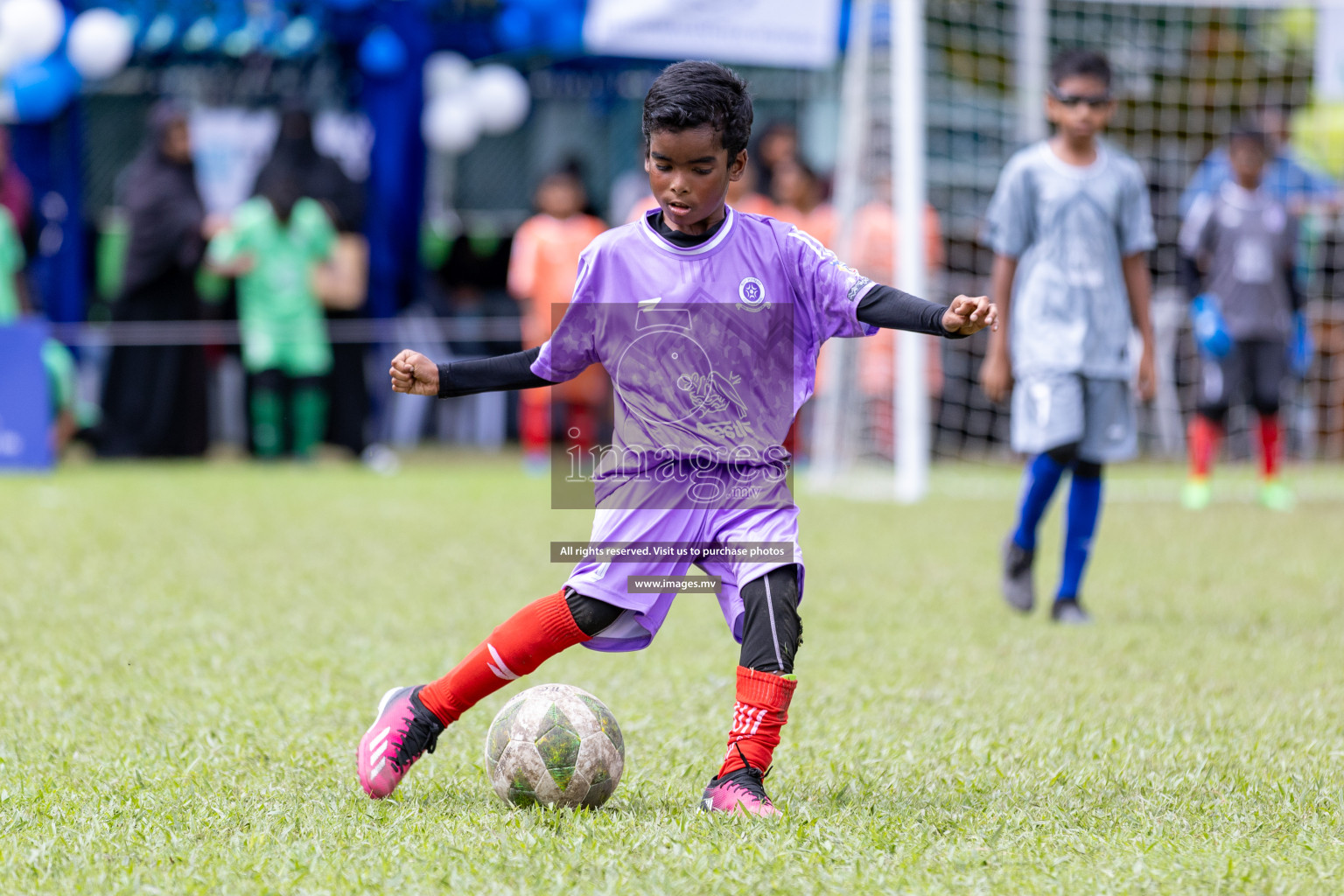 Day 2 of Nestle kids football fiesta, held in Henveyru Football Stadium, Male', Maldives on Thursday, 12th October 2023 Photos: Nausham Waheed/ Shuu Abdul Sattar Images.mv